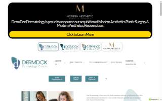 DermDox Dermatology Centers website