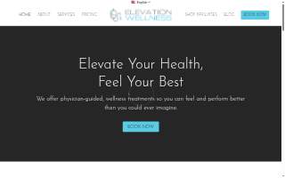 Elevation Wellness website
