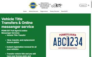 Edgewood Notary Tag, Title, and Messenger service website