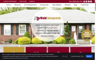 DeWald Chiropractic website