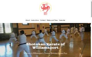 Shotokan Karate of Williamsport website
