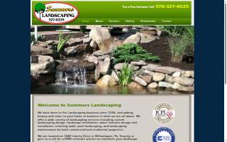 Summers Landscaping website