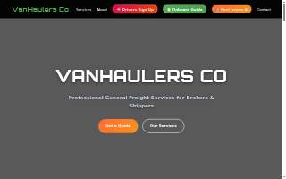 VanHaulers Co website
