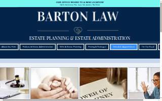 Barton Law - Estate Planning and Probate/Estate Administration Law Firm website