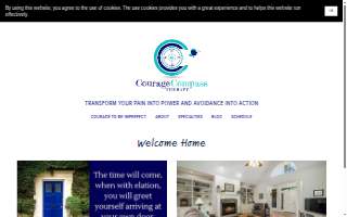 Courage Compass Therapy website