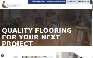 Derr Flooring Co website