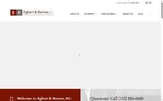 Egbert & Barnes, P.C. website
