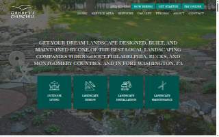 Garrett Churchill A Landscape Company website