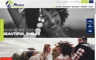 Moore Orthodontics website