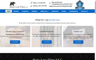 Bare Law Firm website