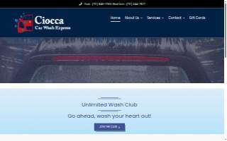 Ciocca Car Wash Express website