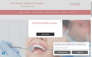 York Dental Health Associates website
