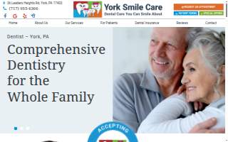 York Smile Care website