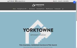 Yorktowne Settlement Co. website