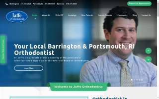 Jaffe Orthodontics of Barrington website