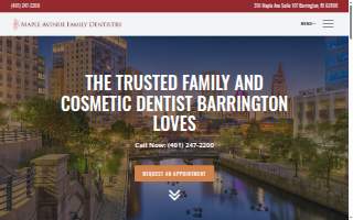 Maple Avenue Family Dentistry of Barrington website