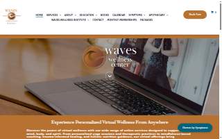 Waves Wellness Center Bristol RI website