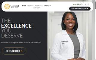 Marigold Dental Studio of Central Falls website