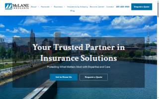 McLane Insurance Agency website