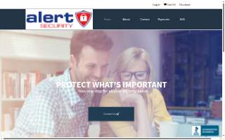 Alert Security RI website