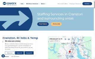 CoWorx Staffing Services of Cranston website
