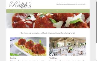 Ralph's Catering website