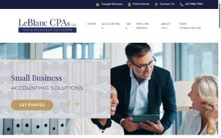 LeBlanc CPA's website