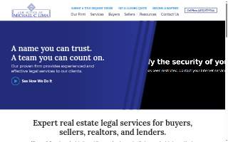 Lima Law Offices website