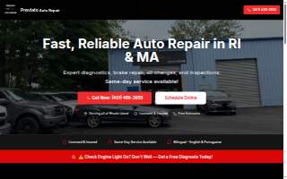 Previato Auto Repair website