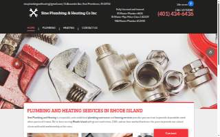Sine Plumbing and Heating website