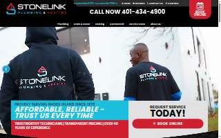 Stonelink Plumbing & Heating website