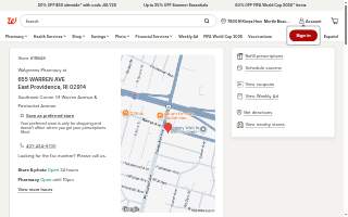 Walgreens website