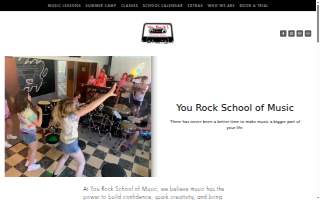 You Rock School of Music website