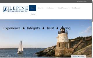 Lepine Financial Advisors of Central Falls website