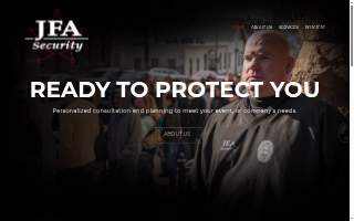 JFA Security & Consulting website