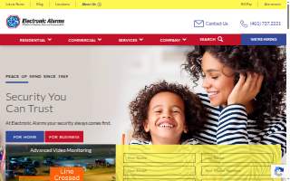 Electronic Alarms website