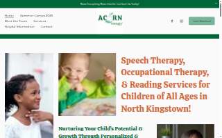 Acorn Therapy Solutions website