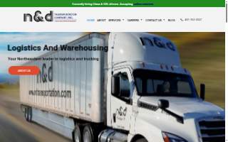 N&D Transportation & Warehousing website
