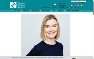 Newport Pediatric Dentistry website
