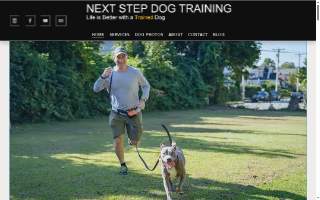 Next Step Dog Training website