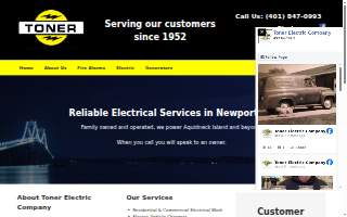 Toner Electric Company website