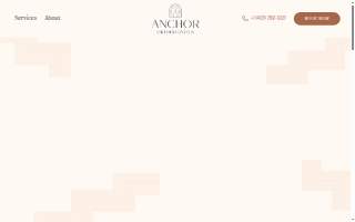 Anchor Orthodontics of North Kingstown website