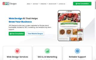 JPG Designs of North Kingstown website