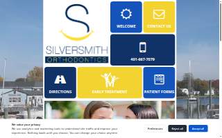 Silversmith Orthodontics of North Kingstown website