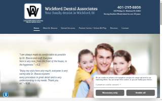 Wickford Dental Associates website