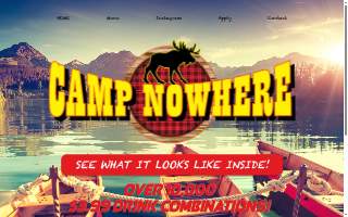 Camp Nowhere website