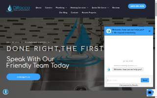 DiRocco Plumbing & Heating Services website