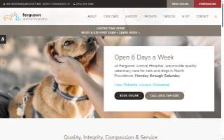 Ferguson Animal Hospital website