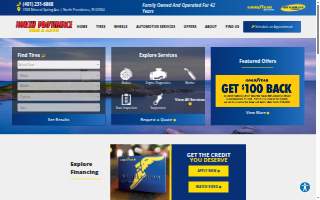 North Providence Tire & Auto website