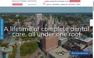 Paolucci Family Dentists of North Providence website